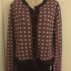 NEW IVANKA TRUMP Cardigan Sweater Wine Tasting
